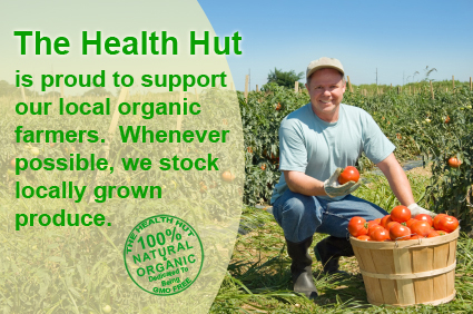 The Health Hut supports the local organic farmer